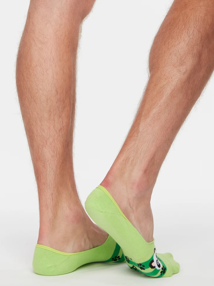 Lustige No-Show-Socken Panda Und Streifen 5 Lustige No-Show-Socken Panda Und Streifen – Bild 3