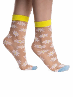 Lustige Nylonsocken Gänseblümchen -Dedoles DRNS1042 2
