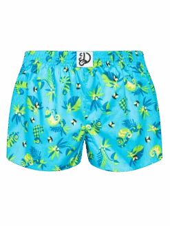 Lustige Damenshorts Chamäleon Und Fliegen