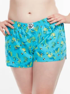 Lustige Damenshorts Chamäleon Und Fliegen -Dedoles DWLB1312 3