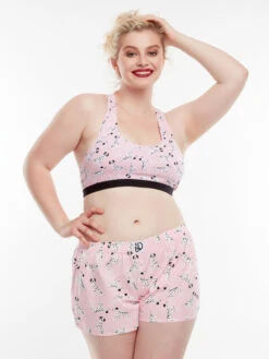 Lustige Damenshorts Rosa Dalmatiner -Dedoles DWLB146 3