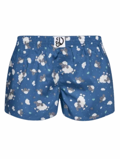 Lustige Damenshorts Schafe Und Wolken