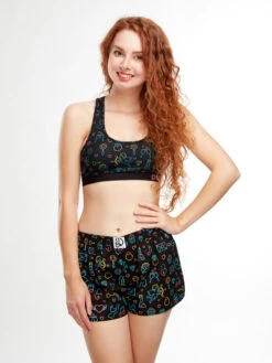 Lustige Damenshorts Neon-Liebe -Dedoles DWLB248 3