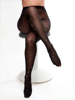 Lustige Nylonstrumpfhosen Glitzernde Punkte -Dedoles DWNT1049 3