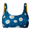 Lustiges Sportliches Bikinioberteil Gänseblümchen -Dedoles Daisies 1 1