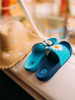 Lustige Pantoletten Für Kinder Gänseblümchen -Dedoles Daisy Blossom 11