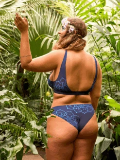 Lustige Nahtlose Höschen Für Damen Dunkelblaues Mandala 15 Lustige Nahtlose Höschen Für Damen Dunkelblaues Mandala -Dedoles Dark Blue Mandala 3