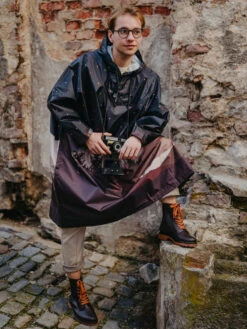 Dunkelbraune Regenstiefel Für Männer -Dedoles Dark Brown Men s Rain Boots 15