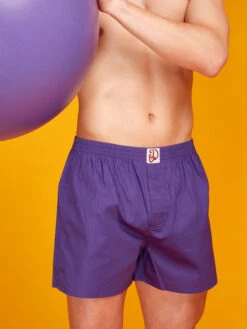 Dunkelviolette Shorts Für Männer 14 Dunkelviolette Shorts Für Männer -Dedoles Dark Violet Men s Boxer Shorts 3