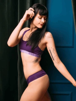 Dunkelviolette Brasilianische Damenschlüpfer -Dedoles Dark Violet 5