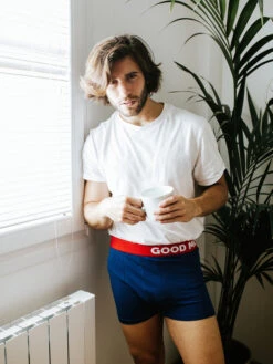 Herren Boxershorts Marineblau 15 Herren Boxershorts Marineblau -Dedoles Dark blue Men s Trunks 2