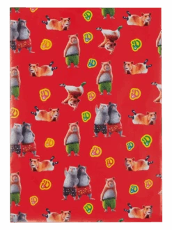 Lustiges Geschenkpapier Dedoles-Hamster