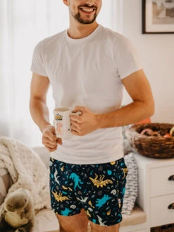 Lustige Shorts Für Männer Dinosaurier -Dedoles Dinosaurs 3 1