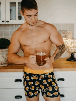 Lustige Boxershorts Für Männer 3er-Pack Bier Und Fußball -Dedoles Draft Beer 6