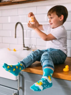 Lustige Kindersocken Enten -Dedoles Ducks 7 1