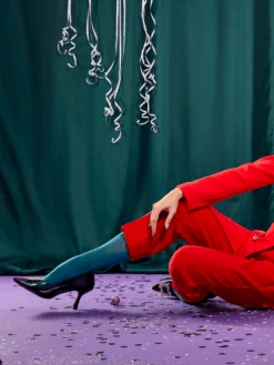 Nylonstrumpfhosen Smaragdgrün -Dedoles Emerald Green 1