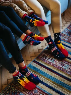 Lustige Knöchelsocken Für Kinder Feuerwehrmann -Dedoles Firefighter 2 1