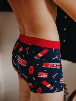 Lustige Boxershorts Für Männer Feuerwehrmann -Dedoles Firefighter 5