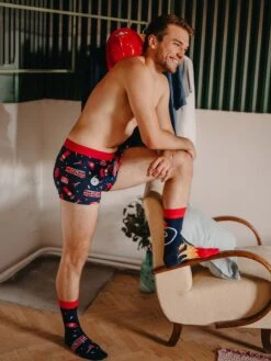 Lustige Boxershorts Für Männer Feuerwehrmann -Dedoles Firefighter 6