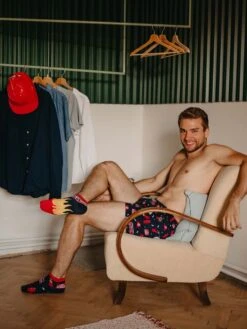 Lustige Shorts Für Männer Feuerwehrmann -Dedoles Firefighter 7