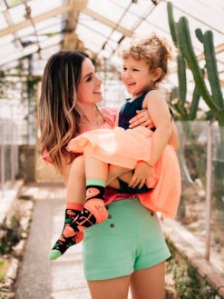 Lustige Kindersocken Flamingos -Dedoles Flamingo