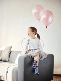 Lustige Kindersocken Fliegende Schweinchen -Dedoles Flying Pigs 1 3