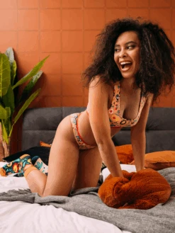 Lustige Damenhöschen Folk-Hahn -Dedoles Folk Rooster 2