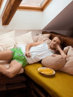 Lustige Boxershorts Für Männer 3er-Pack Bier Und Fußball -Dedoles Football 16