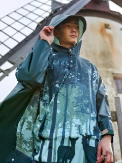 Lustiger Regenmantel Waldhirsch 17 Lustiger Regenmantel Waldhirsch -Dedoles Forest Deer 3