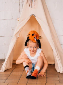 Lustige Kindersocken Fuchs -Dedoles Fox