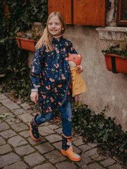 Lustiger Regenmantel Für Kinder Fuchs In Der Natur -Dedoles Fox in Nature 7