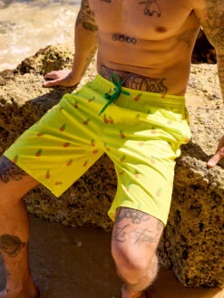 Lustige Badeboxershorts Für Männer Ananas -Dedoles Fresh Pineapple 1