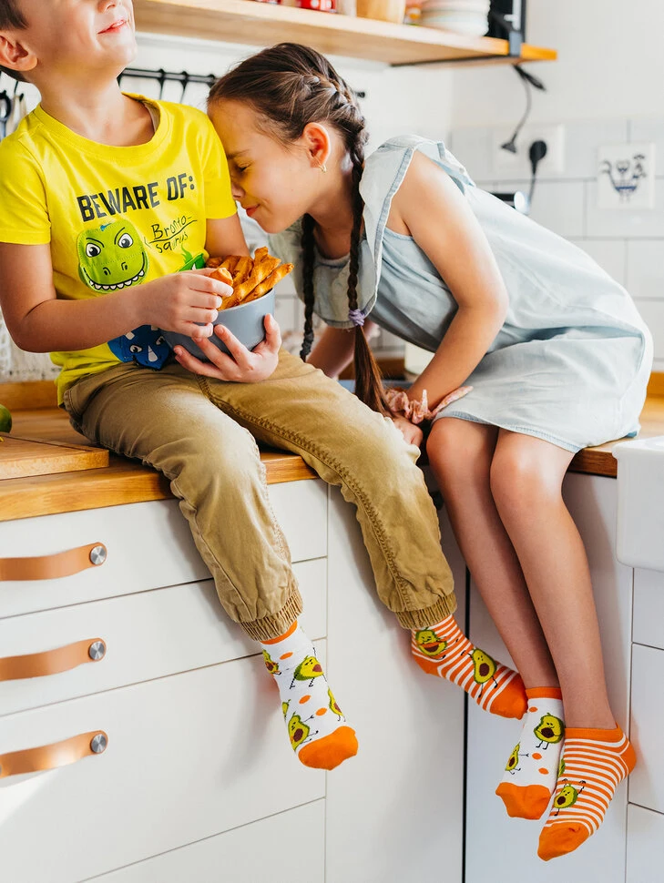 Lustige Knöchelsocken Für Kinder Lustige Avocado 4 Lustige Knöchelsocken Für Kinder Lustige Avocado – Bild 2
