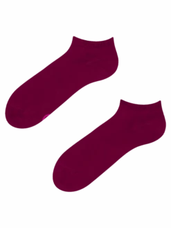 Lila Bambus-Knöchelsocken