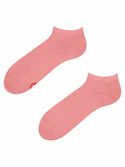 Pfirsichorange Bambus-Knöchelsocken