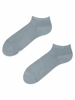 Graue Bambus-Knöchelsocken