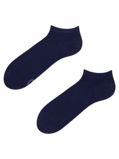 Dunkelblaue Bambus-Knöchelsocken