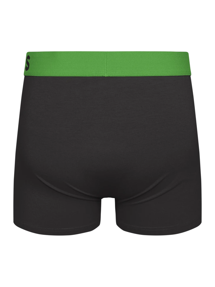 Herren Boxershorts Schwarz 4 Herren Boxershorts Schwarz – Bild 2