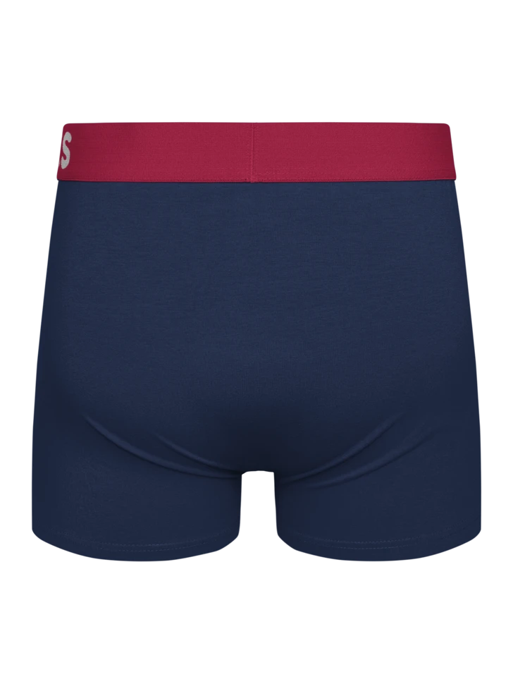 Herren Boxershorts Marineblau 4 Herren Boxershorts Marineblau – Bild 2