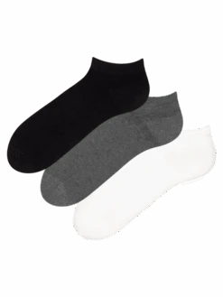 3er-Pack Knöchelsocken Aus Recycelter Baumwolle Klassiker