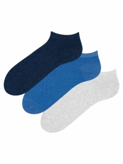 3er-Pack Knöchelsocken Aus Recycelter Baumwolle Visionär