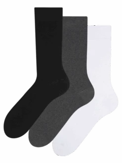 3er-Pack Socken Aus Recycelter Baumwolle Klassiker