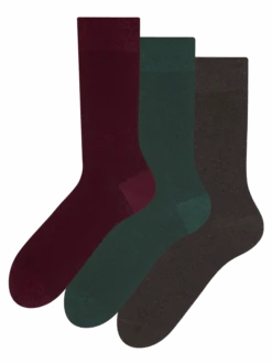 3er-Pack Socken Aus Recycelter Baumwolle Gentleman