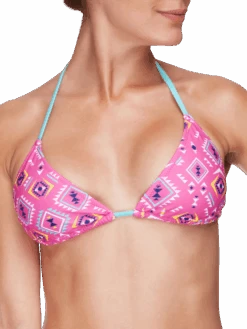Lustiger Bikinioberteil In Triangelform Rosa Azteken-Ornament 7 Lustiger Bikinioberteil In Triangelform Rosa Azteken-Ornament -Dedoles GMBTRT972 2