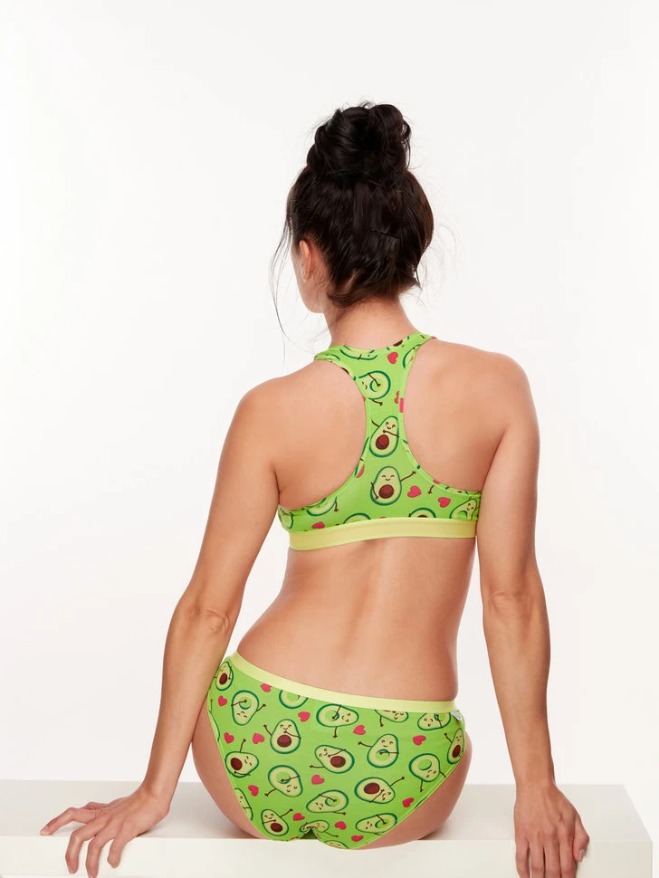 Lustige Damenhöschen Avocado-Liebe 6 Lustige Damenhöschen Avocado-Liebe – Bild 4