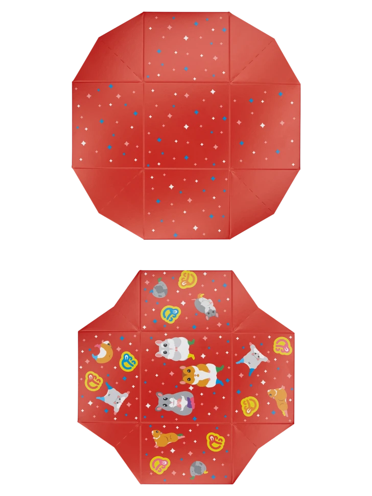 Quadratische Geschenkbox Tanzende Hamster 5 Quadratische Geschenkbox Tanzende Hamster – Bild 3