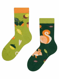 Lustige Kindersocken Eichhörnchen