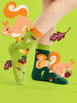 Lustige Kindersocken Eichhörnchen -Dedoles GMKS1171 4