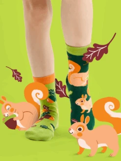 Lustige Kindersocken Eichhörnchen -Dedoles GMKS1171 5