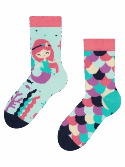 Lustige Kindersocken Kleine Meerjungfrau